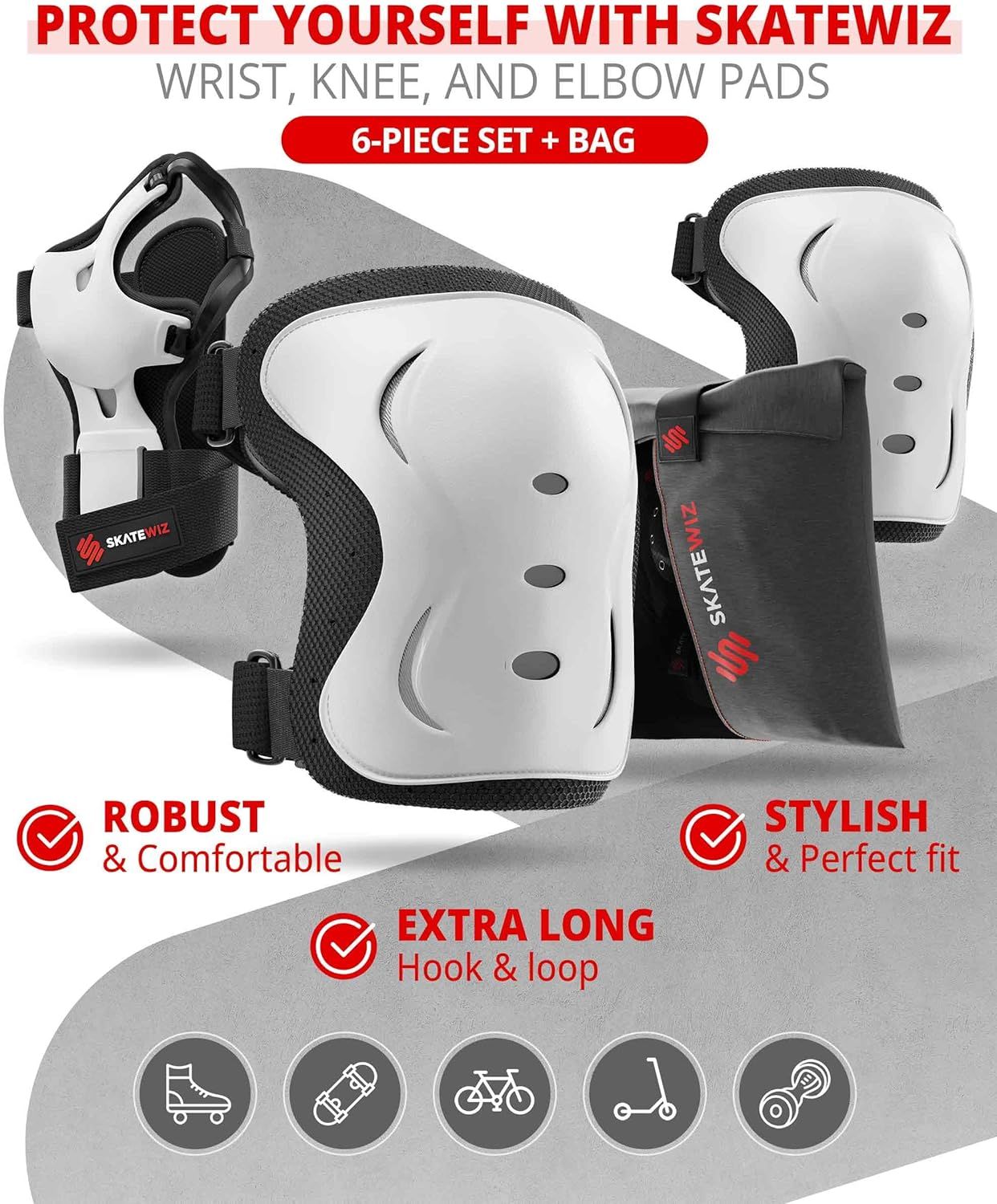 IMPACT low-profile knee pad close-up