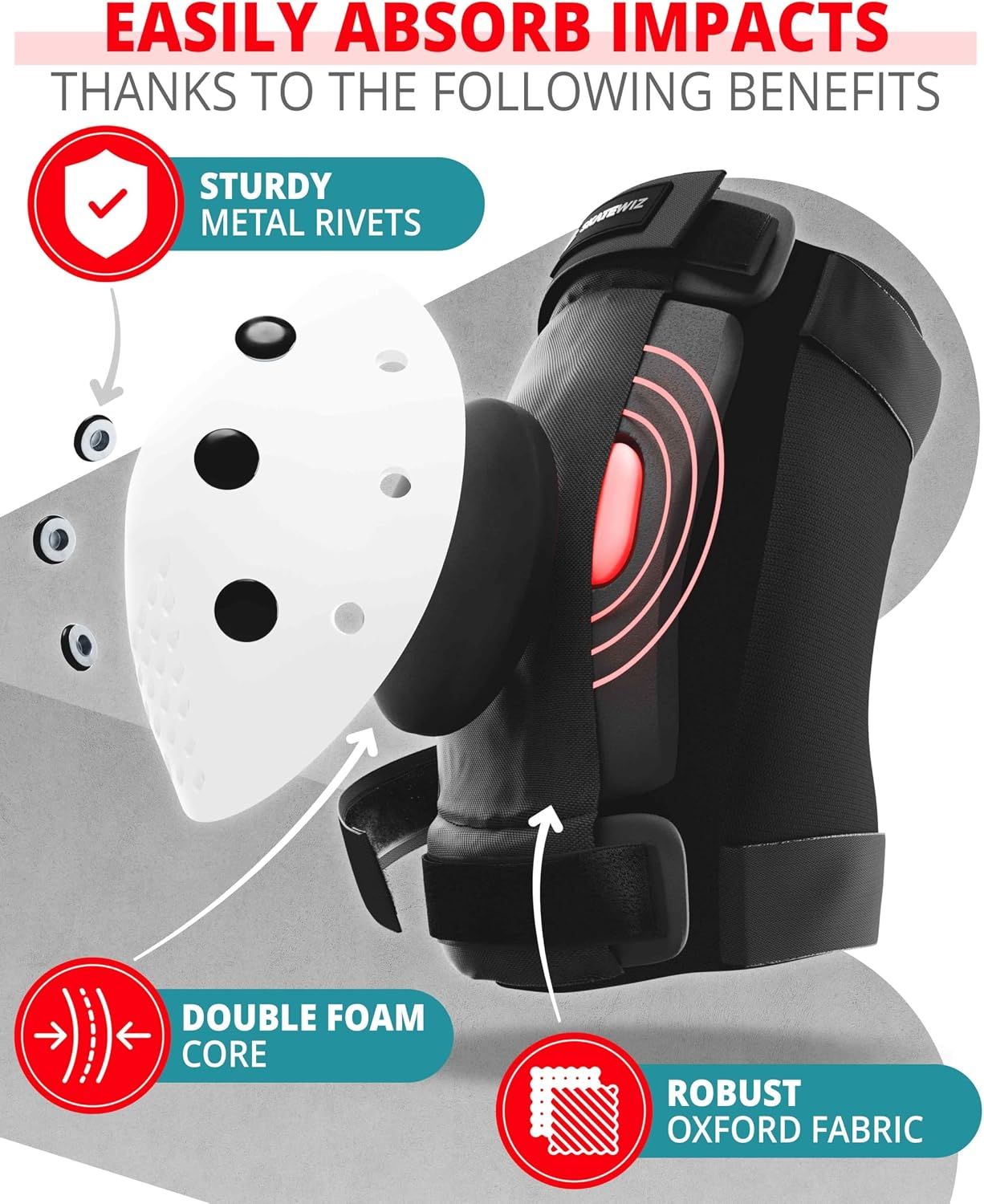 SMASH knee pad close-up